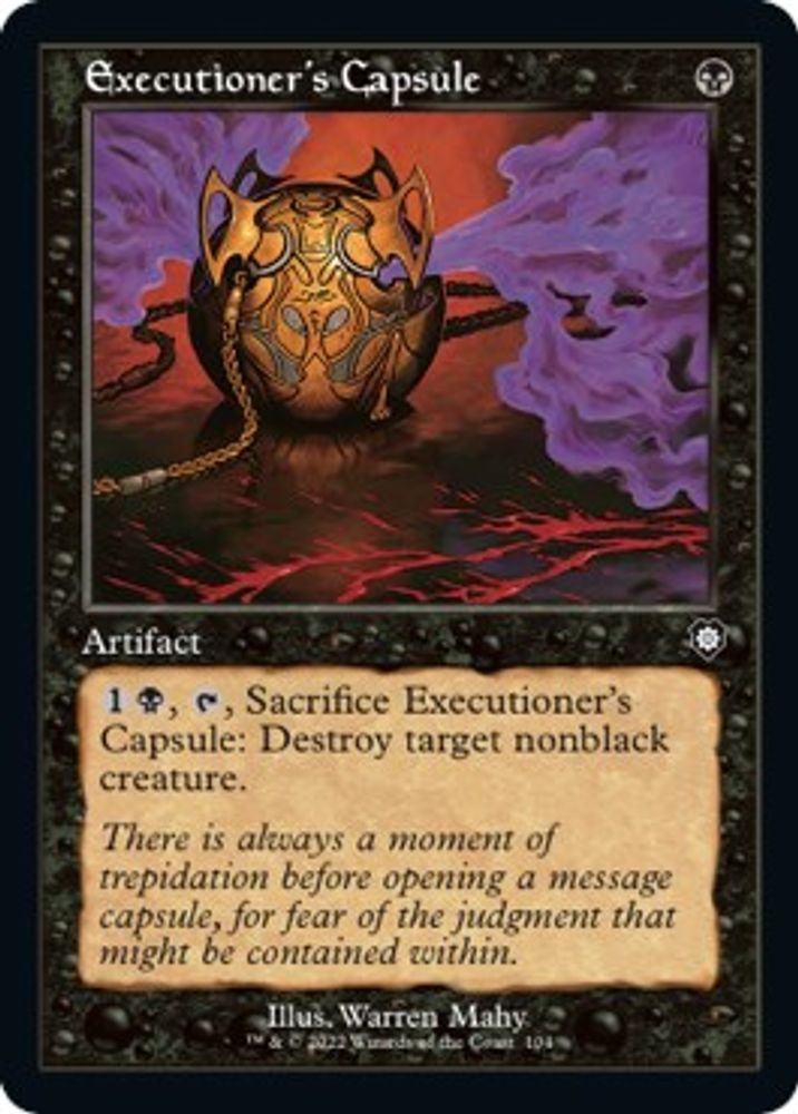 Executioner's Capsule (Retro Frame) · 104 · Commander: The Brothers' War · Non-foil