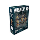Konflikt '47: Ghost Attack Squad - Konflikt '47 Ghost Attack Squad box with painted sci-fi soldier miniatures in dynamic poses on a dark background.