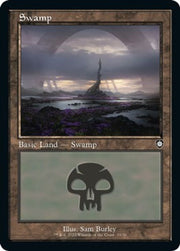 Swamp (33) (Retro Frame) · 33 · Commander: The Brothers' War · Non-foil