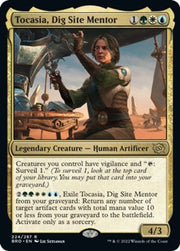 Tocasia, Dig Site Mentor · 224 · The Brothers' War · Non-foil
