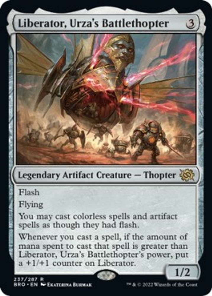 Liberator, Urza's Battlethopter · 237 · The Brothers' War · Foil