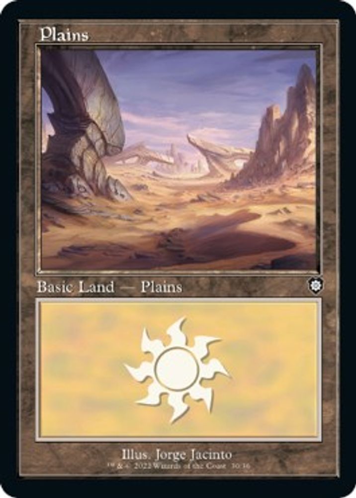 Plains (30) (Retro Frame) · 30 · Commander: The Brothers' War · Non-foil