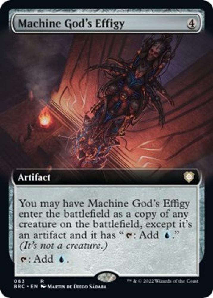 Machine God's Effigy (Extended Art) · 63 · BRC · Non-foil