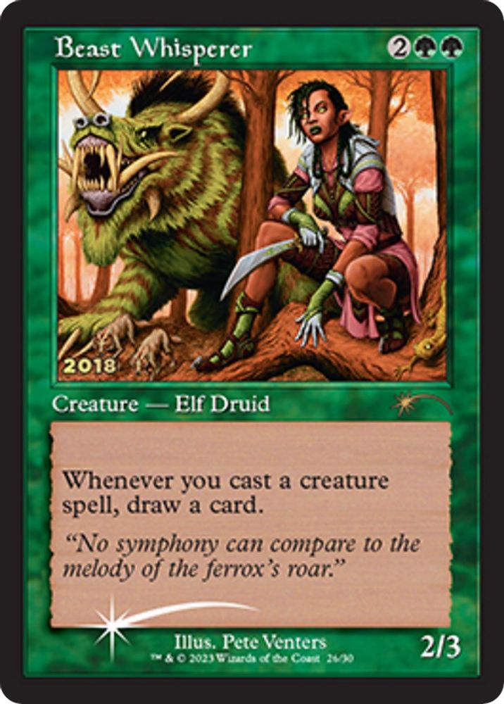 Beast Whisperer · 26 · P30A · Foil