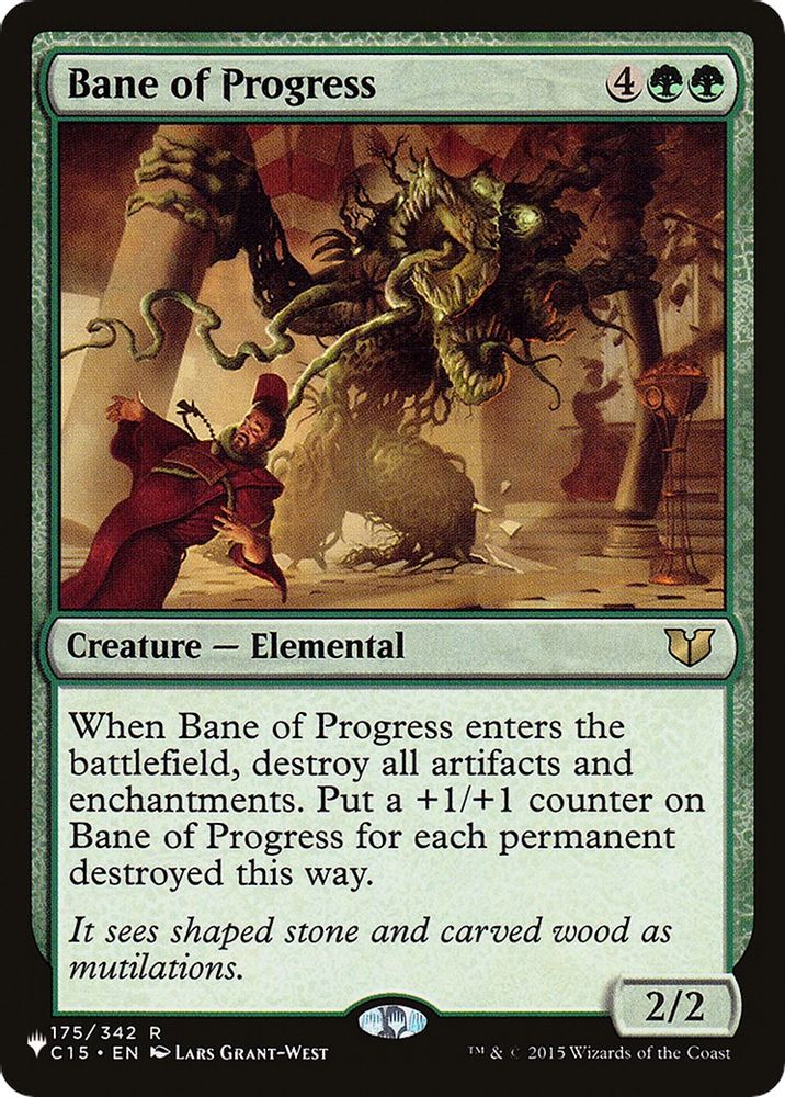 Bane of Progress · 175/342 · PLST · Non-foil