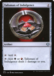 Talisman of Indulgence · 282 · SCD · Non-foil
