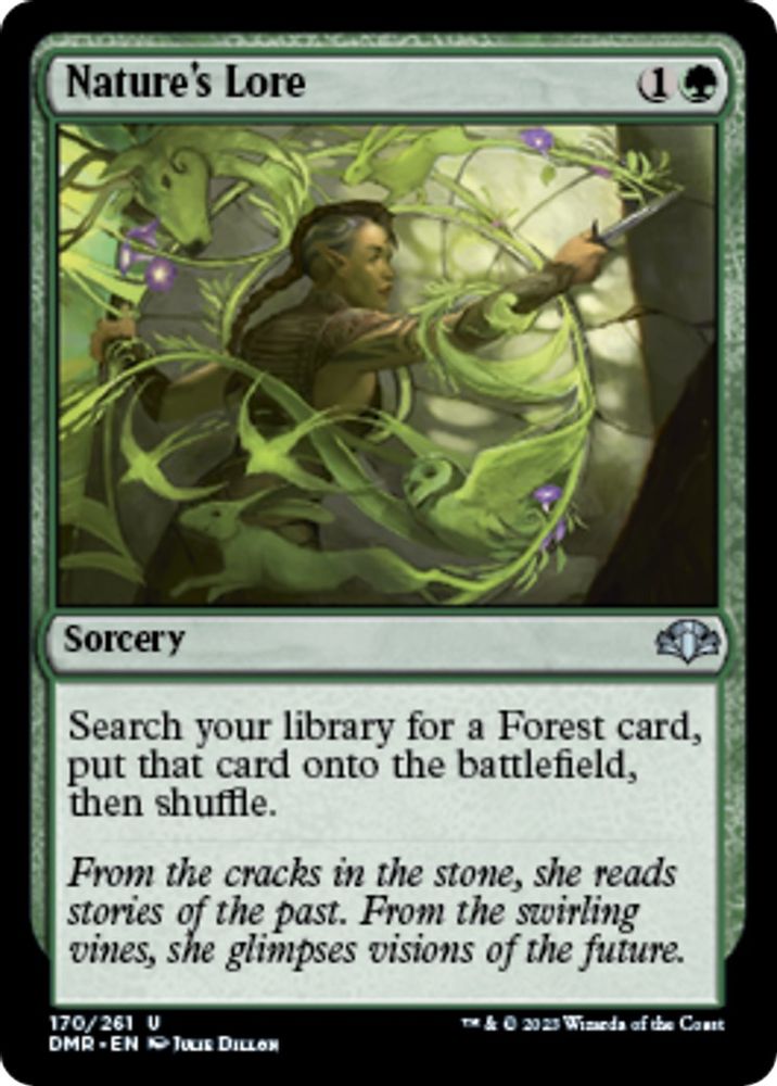 Nature's Lore · 170 · Dominaria Remastered · Non-foil