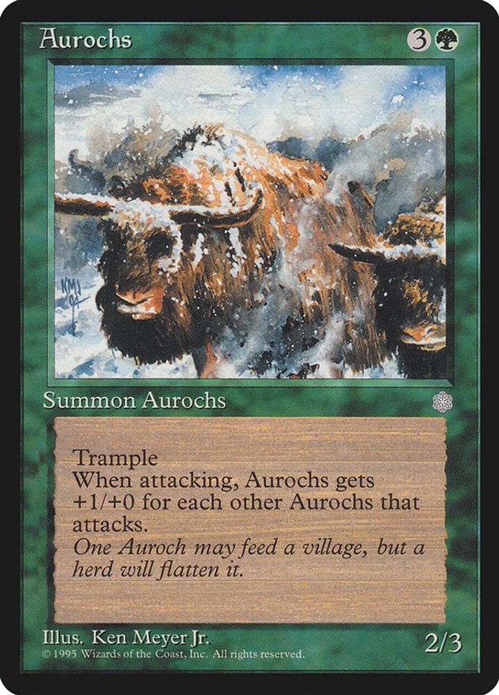 Aurochs · Ice Age · Non-foil