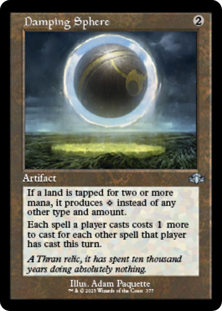 Damping Sphere (Retro Frame) · 377 · DMR · Foil