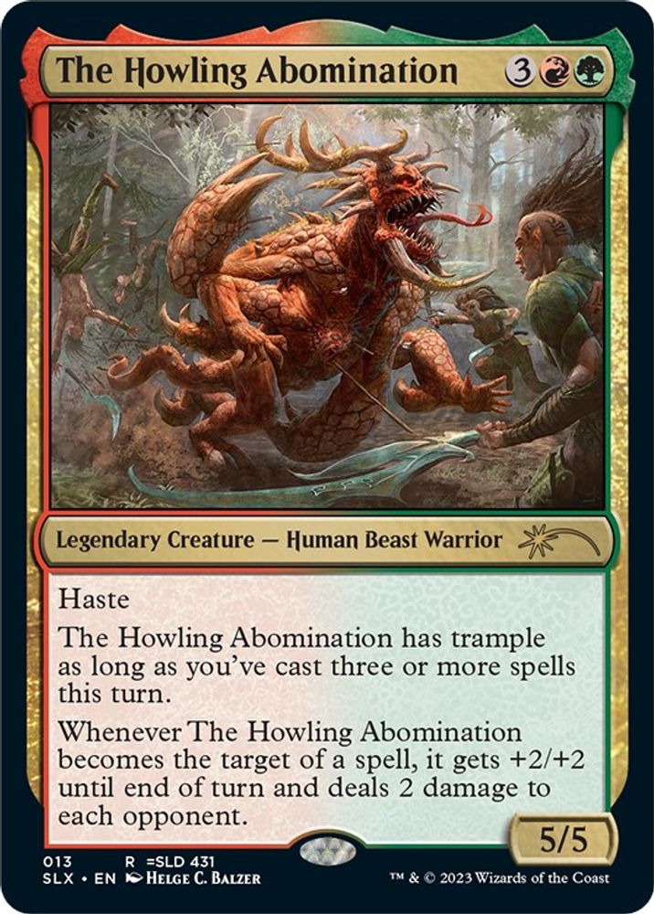 The Howling Abomination · 13 · SLX Cards · Non-foil