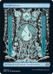 Island (268) - Full Art · 268 · Phyrexia: All Will Be One · Foil