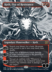 Koth, Fire of Resistance (Borderless) · 338 · Phyrexia: All Will Be One · Non-foil