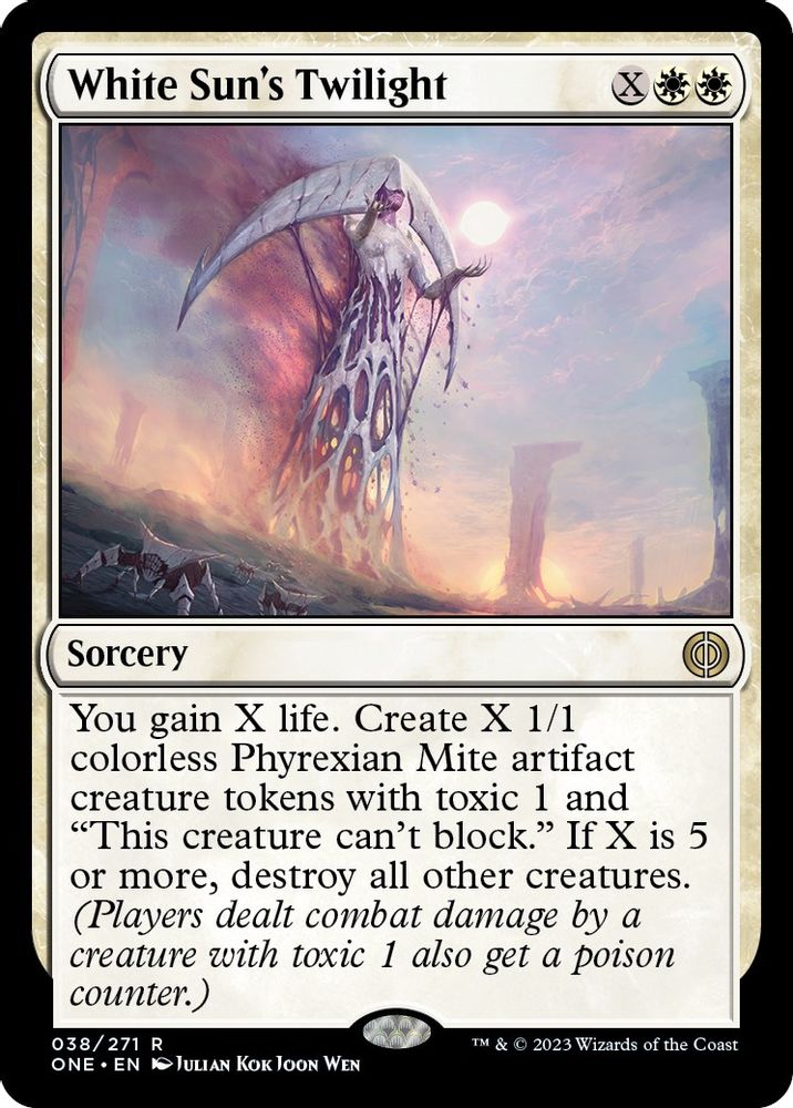 White Sun's Twilight · 38 · Phyrexia: All Will Be One · Non-foil