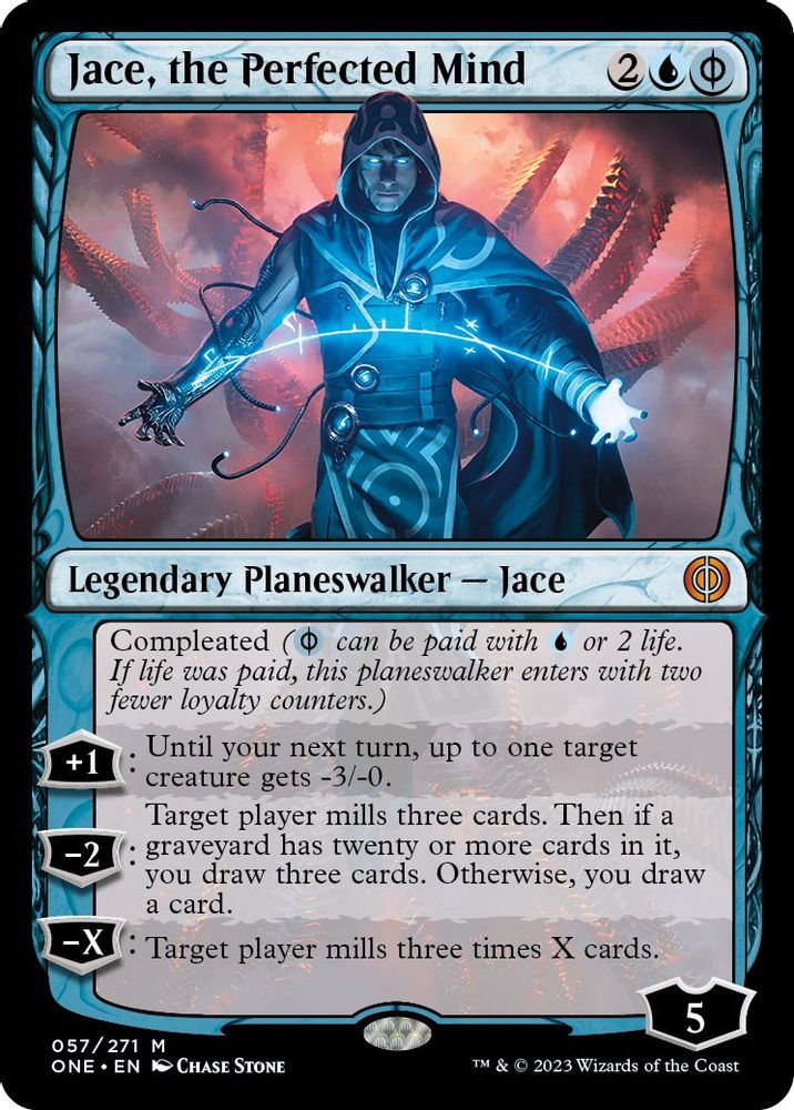Jace, the Perfected Mind · 57 · Phyrexia: All Will Be One · Non-foil
