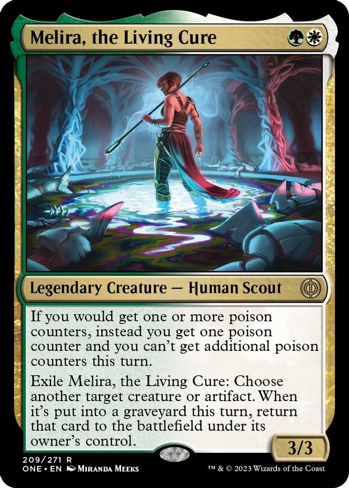 Melira, the Living Cure · 209 · Phyrexia: All Will Be One · Non-foil