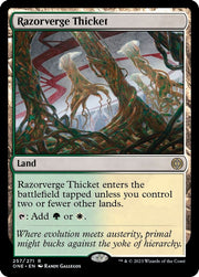 Razorverge Thicket · 257 · Phyrexia: All Will Be One · Non-foil