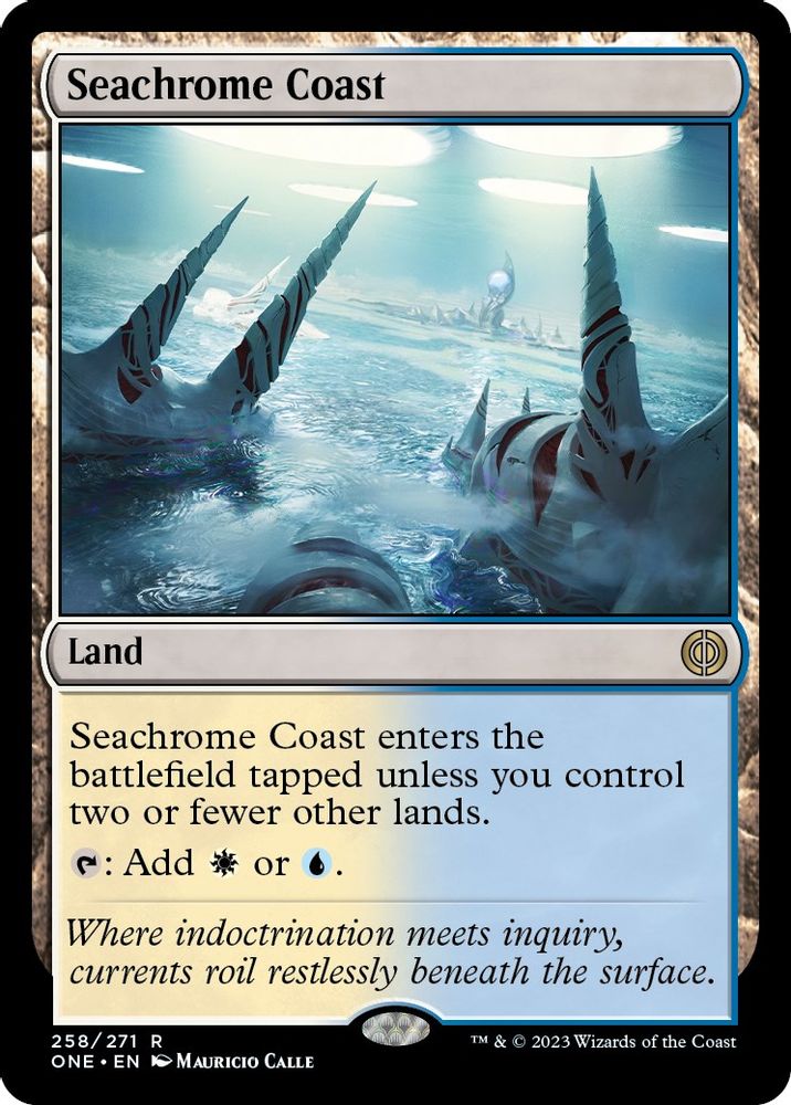 Seachrome Coast · 258 · Phyrexia: All Will Be One · Non-foil