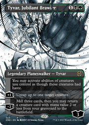 Tyvar, Jubilant Brawler (Borderless) · 344 · Phyrexia: All Will Be One · Non-foil