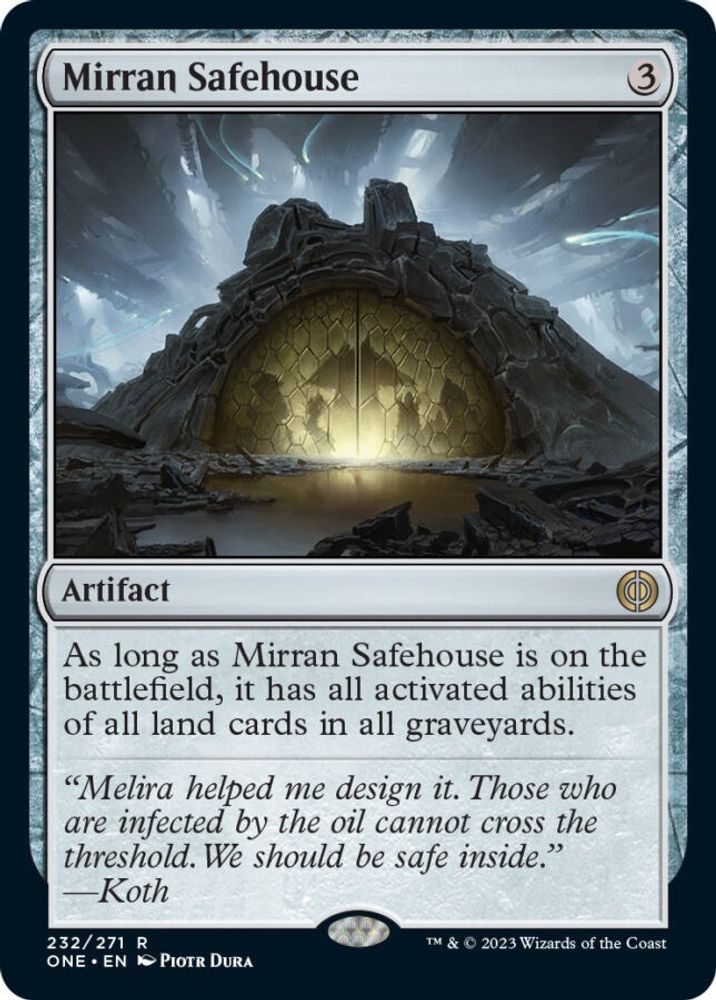 Mirran Safehouse · 232 · Phyrexia: All Will Be One · Non-foil