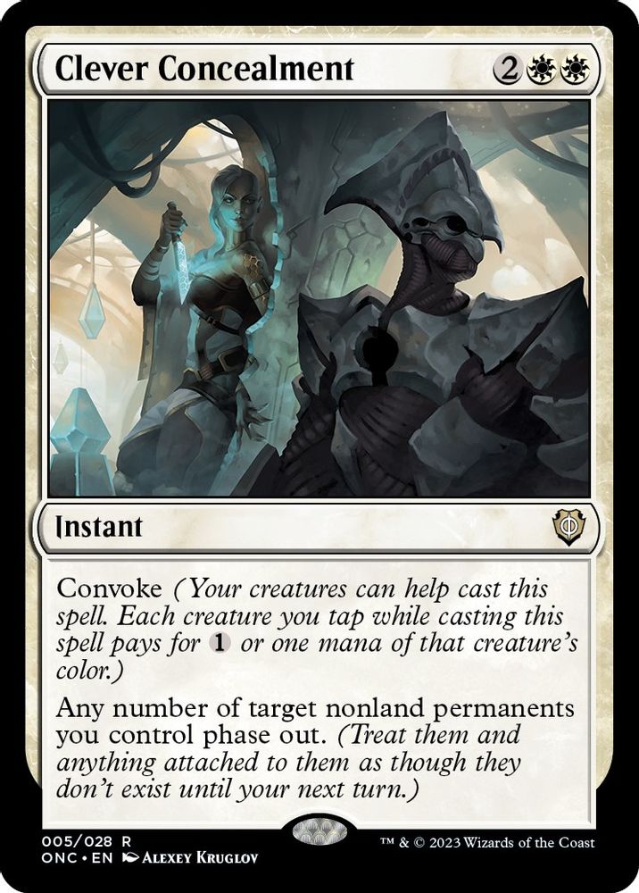 Clever Concealment · 5 · Commander: Phyrexia: All Will Be One · Non-foil