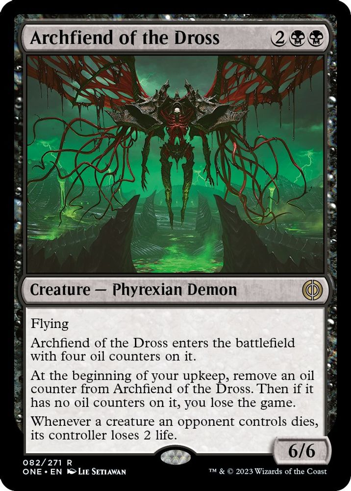 Archfiend of the Dross · 82 · Phyrexia: All Will Be One · Non-foil