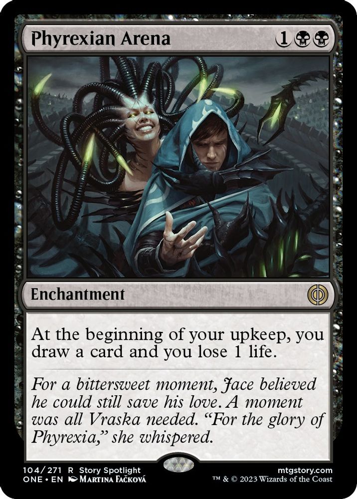 Phyrexian Arena · 104 · Phyrexia: All Will Be One · Foil