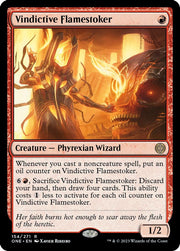 Vindictive Flamestoker · 154 · Phyrexia: All Will Be One · Non-foil
