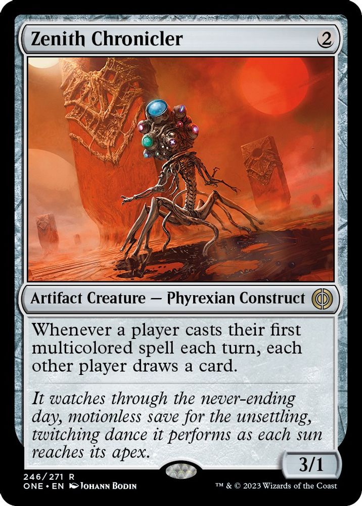 Zenith Chronicler · 246 · Phyrexia: All Will Be One · Non-foil