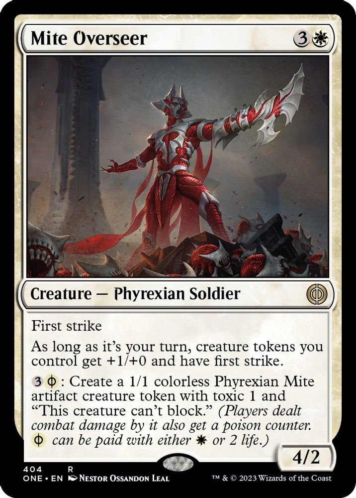 Mite Overseer · 404 · Phyrexia: All Will Be One · Non-foil