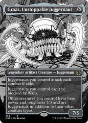 Graaz, Unstoppable Juggernaut (Borderless) · 334 · Phyrexia: All Will Be One · Non-foil