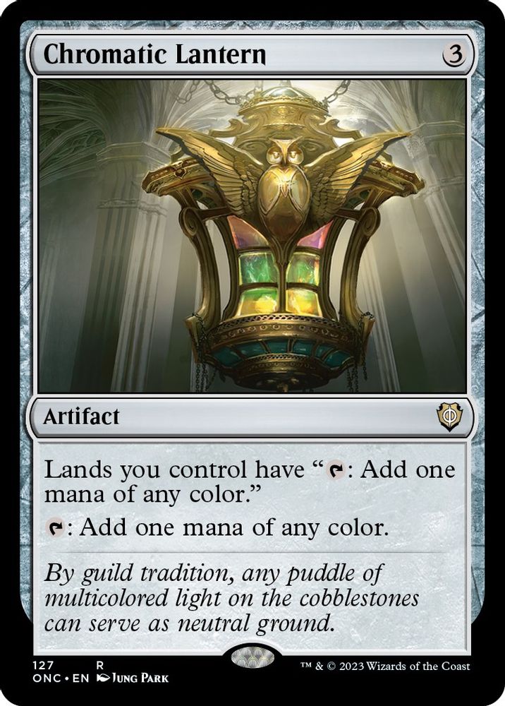 Chromatic Lantern · 127 · Commander: Phyrexia: All Will Be One · Non-foil