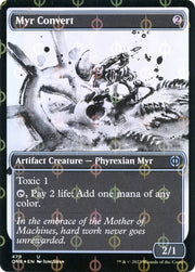 Myr Convert (Showcase) · 479 · Phyrexia: All Will Be One · Step-and-Compleat Foil
