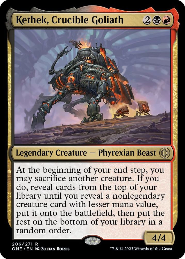 Kethek, Crucible Goliath · 206 · Phyrexia: All Will Be One · Non-foil
