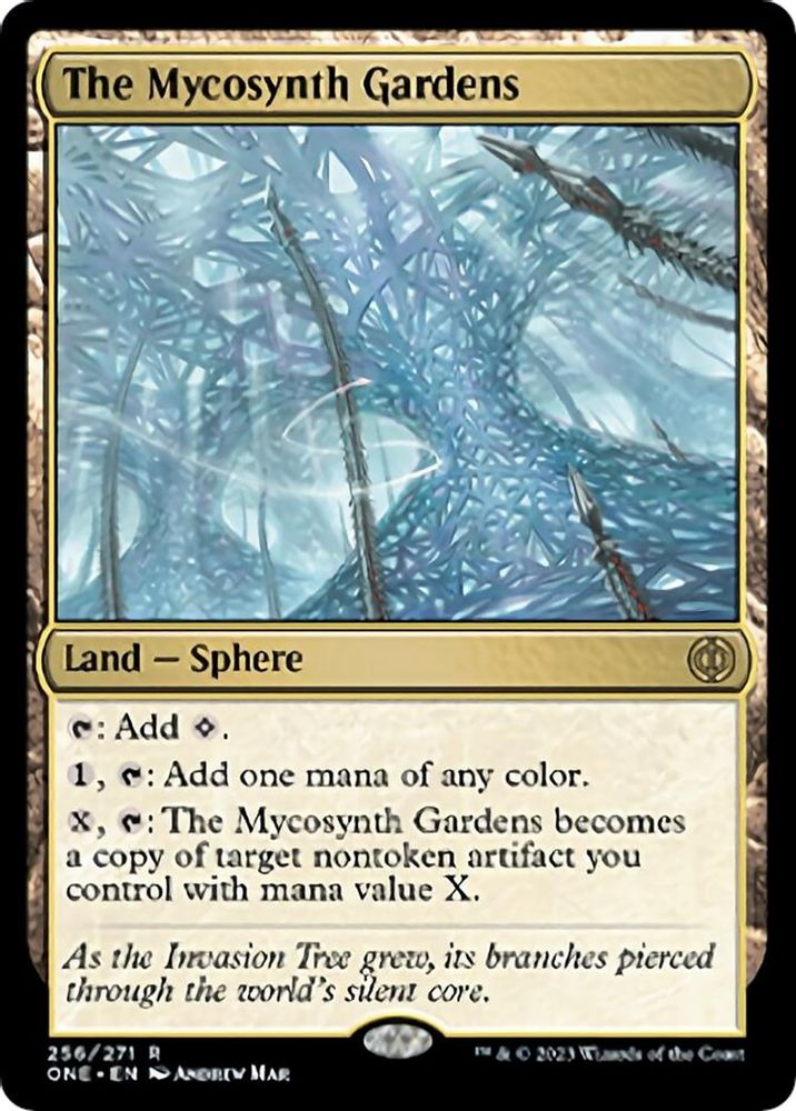 The Mycosynth Gardens · 256 · Phyrexia: All Will Be One · Non-foil
