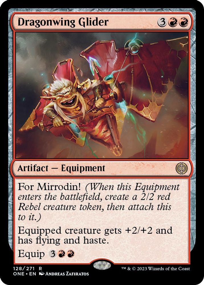 Dragonwing Glider · 128 · Phyrexia: All Will Be One · Non-foil