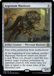 Argentum Masticore · 222 · Phyrexia: All Will Be One · Non-foil