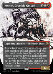 Kethek, Crucible Goliath (Showcase) · 319 · Phyrexia: All Will Be One · Non-foil