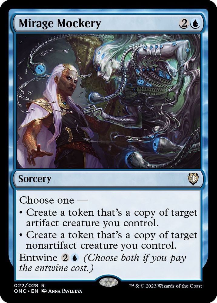 Mirage Mockery · 22 · Commander: Phyrexia: All Will Be One · Non-foil