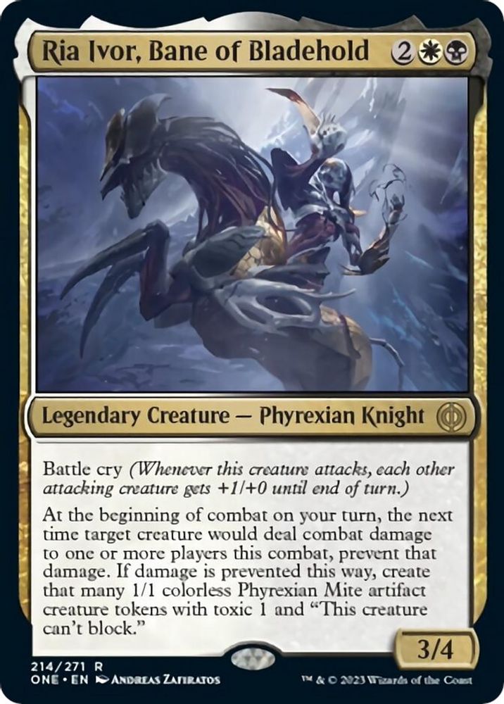 Ria Ivor, Bane of Bladehold · 214 · Phyrexia: All Will Be One · Non-foil