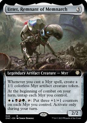 Urtet, Remnant of Memnarch (Extended Art) · 42 · ONC · Foil