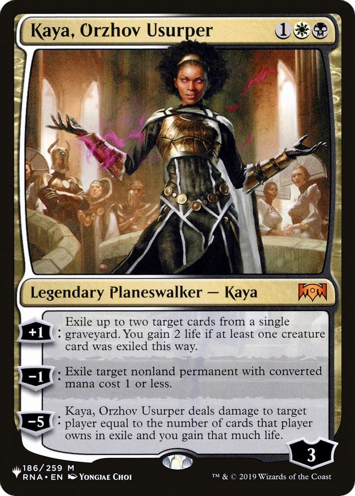 Kaya, Orzhov Usurper · 186/259 · PLST · Non-foil