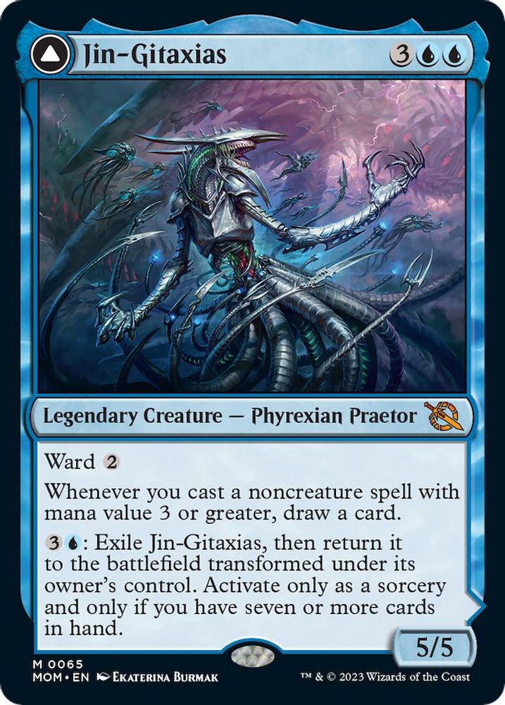 Jin-Gitaxias · 65 · March of the Machine · Foil