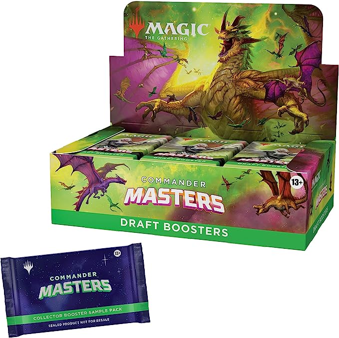 484923Magic The Gathering Commander Masters Draft Booster Box
