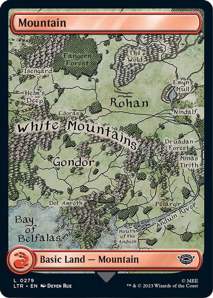 Mountain (0279) · 279 · Universes Beyond: The Lord of the Rings: Tales of Middle-earth · Non-foil