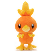 Pokémon I Choose You! - 9" Torchic Plush - 9-inch plush toy of Pokémon Torchic in bright orange with yellow beak, feet, and crest, soft fabric.