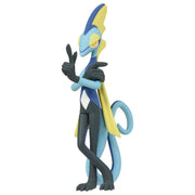 Takaratomy Pokemon Figure Collection - Inteleon - Blue and yellow Inteleon Pokémon figure with sleek, slender body and crossed arms, standing upright.