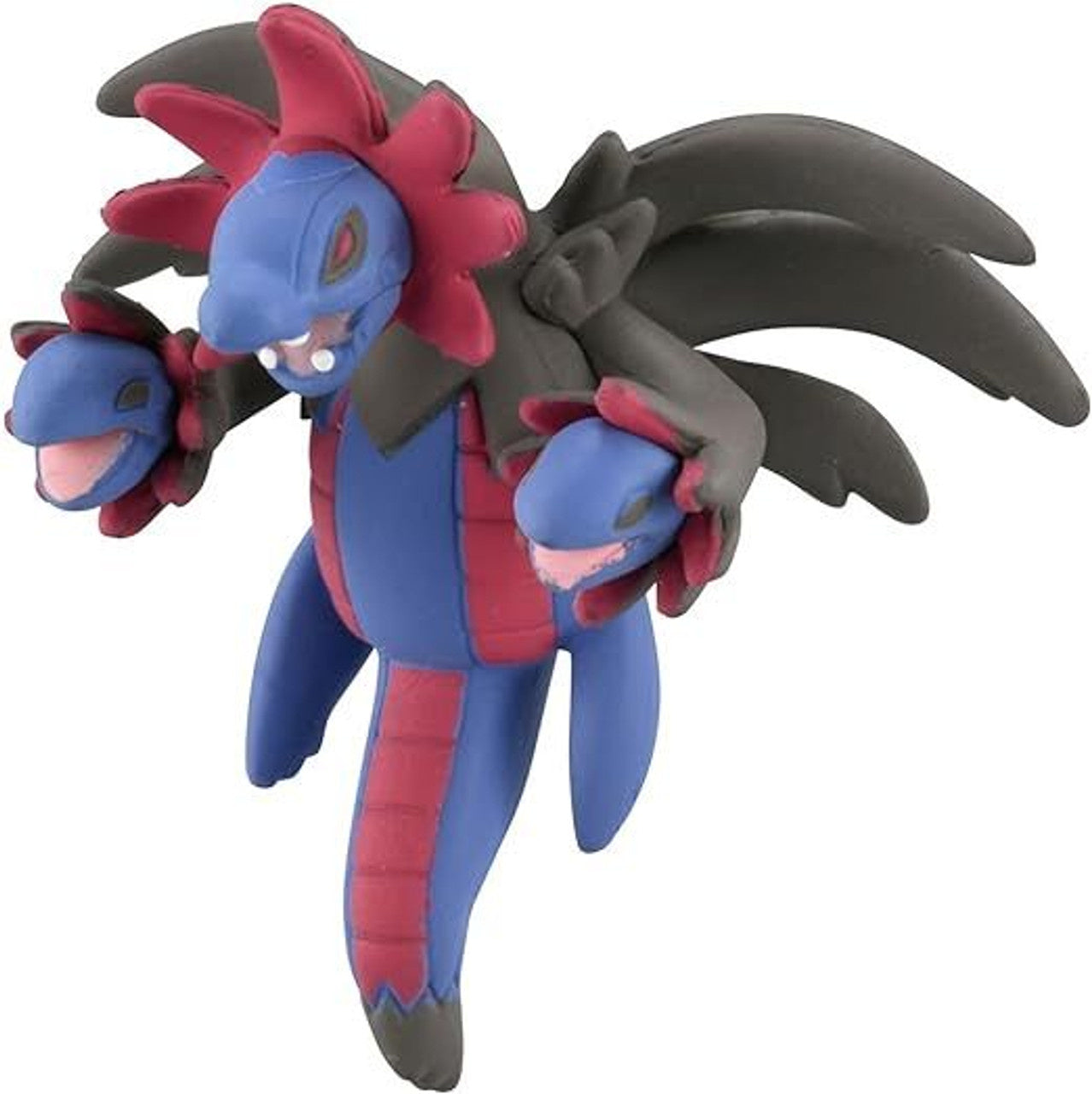 Takaratomy Pokemon Figure Collection - Hydreigon - Blue and black Hydreigon Pokemon figure with red accents, multiple heads, and dynamic pose.