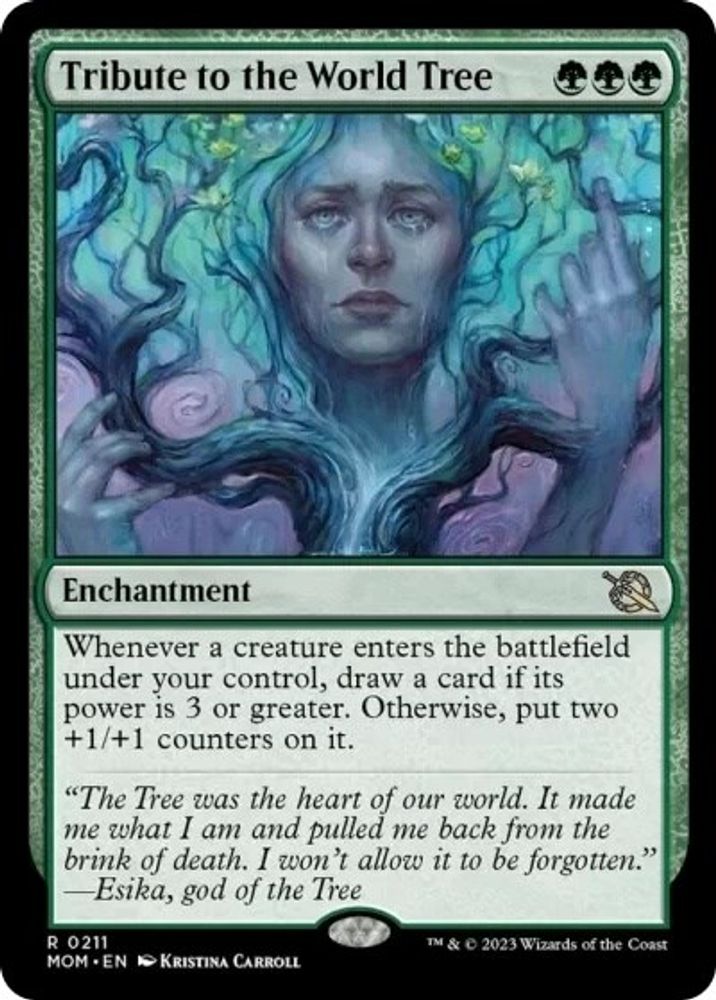 Tribute to the World Tree · 211 · March of the Machine · Non-foil