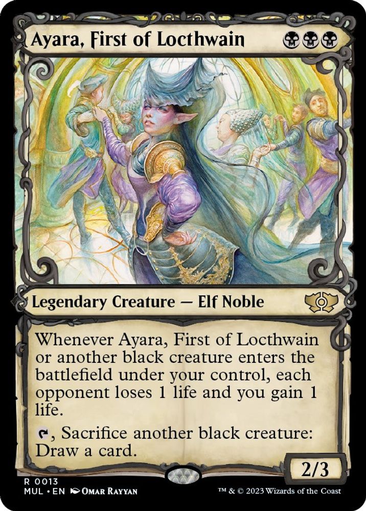 Ayara, First of Locthwain · 13 · MUL · Non-foil