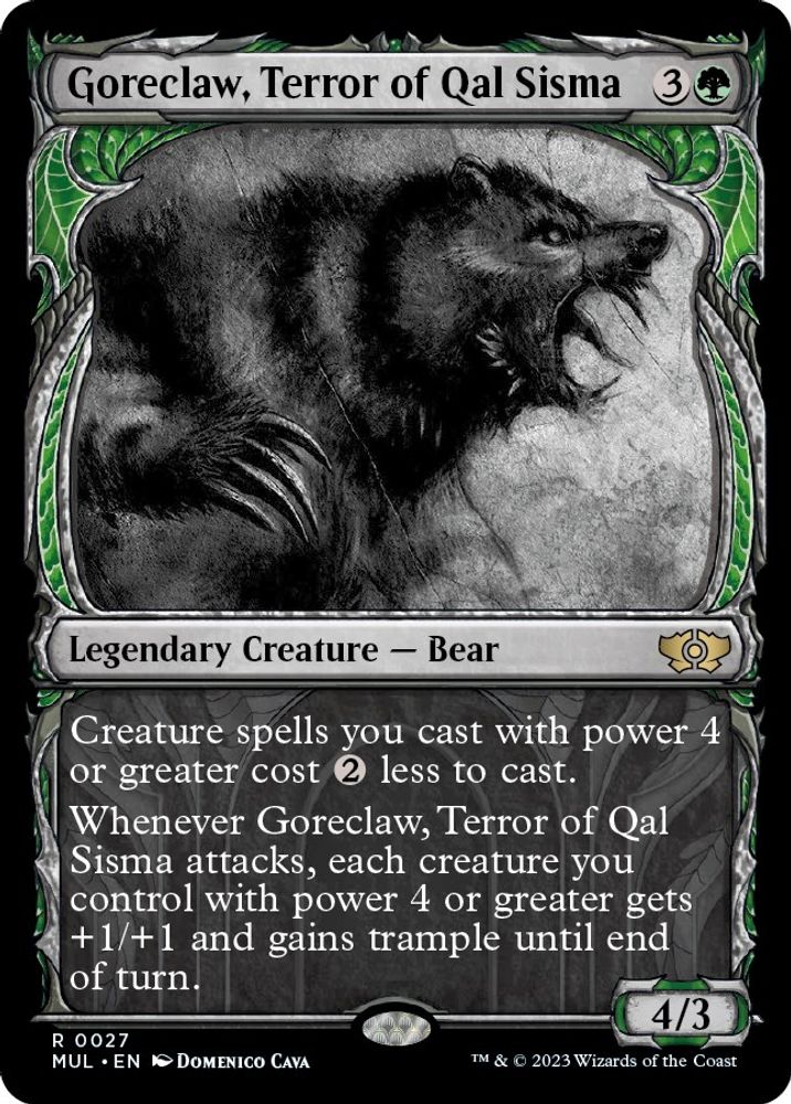 Goreclaw, Terror of Qal Sisma · 27 · MUL · Non-foil